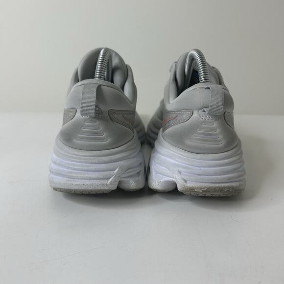 Hoka One One Bondi 8 Women's 10B Harbor Mist Lunar Rock Running Athletic Shoes - Picture 7 of 9